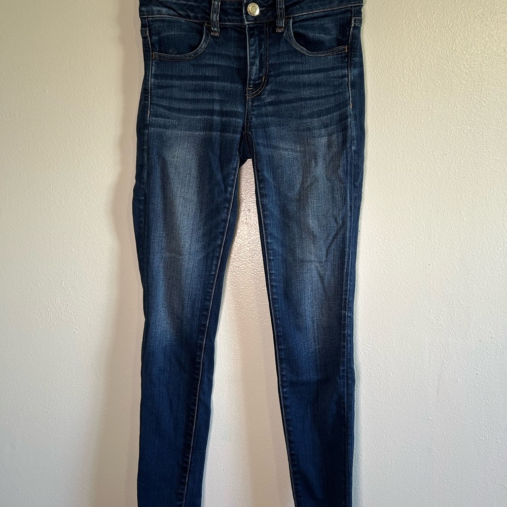 American Eagle Outfitters Blue Skinny Jeans